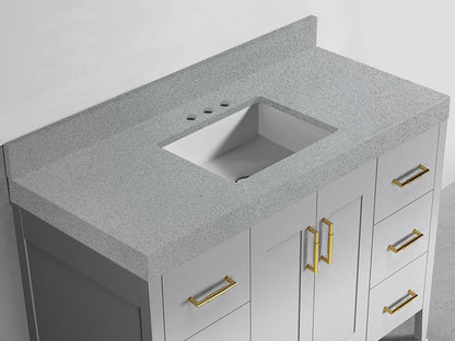 Quartzstone Countertop, 48" x 22" x 3"