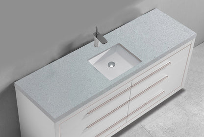 Madeli Quartzstone Countertop, 60" x 22" x 3"