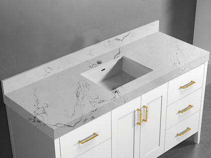 Quartzstone Countertop, 60" x 22" x 3"