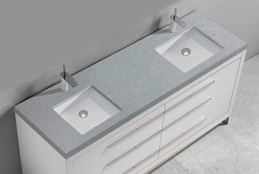 Madeli Quartzstone Countertop, 72" x 22" x 3"