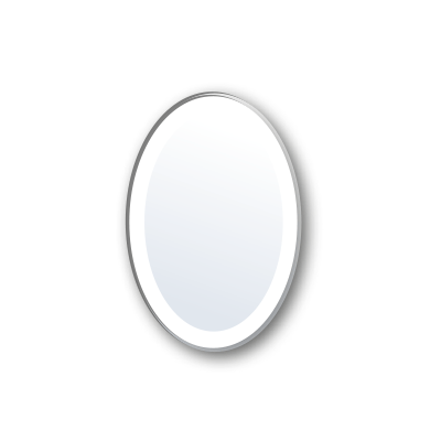 Evo Oval Mirror, Plain Edge