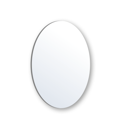 Evo Oval Mirror, Plain Edge