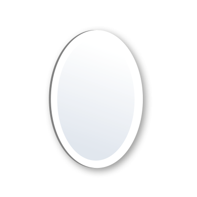 Evo Oval Mirror, Plain Edge