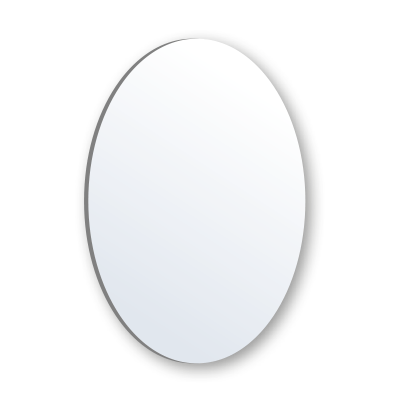 Evo Oval Mirror, Plain Edge