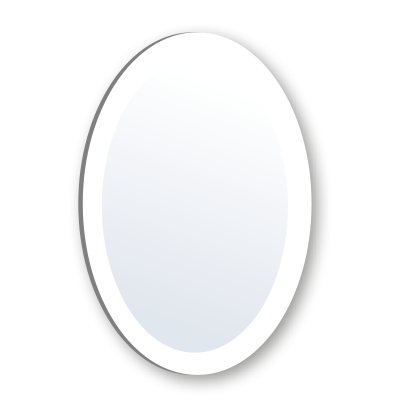 Evo Oval Mirror, Plain Edge