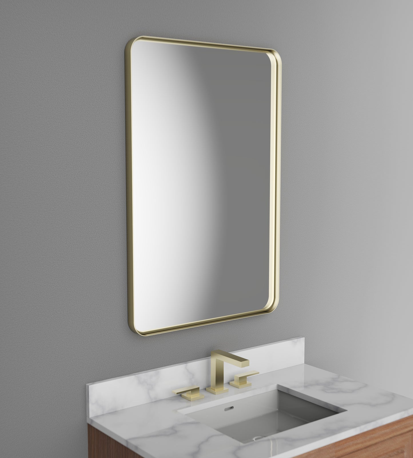 Infinity Framed Mirror, Rectangular