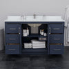 Custom image for Dark Blue with Brushed Nickel Trim / Giotto Quartz / No Mirror