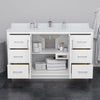 Custom image for White with Matte Black Trim / White Quartz / 58