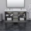 Custom image for Dark Gray with Brushed Nickel Trim / Giotto Quartz / No Mirror