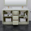 Custom image for Light Green with Satin Bronze Trim / Giotto Quartz / 58
