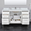 Custom image for White with Matte Black Trim / Giotto Quartz / No Mirror