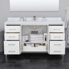 Custom image for White with Matte Black Trim / No Mirror