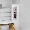 Custom image for White with Satin Bronze Trim / White Quartz / No Mirror