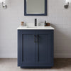 Custom image for Dark Blue with Matte Black Trim / White Quartz / 24