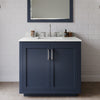 Custom image for Dark Blue with Brushed Nickel Trim / Giotto Quartz / 34
