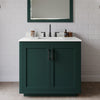 Custom image for Green with Matte Black Trim / White Quartz / 34