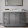 Custom image for Dark Gray with Brushed Nickel Trim / Giotto Quartz / No Mirror