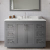 Custom image for Dark Gray with Brushed Nickel Trim / White Quartz / 46