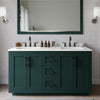 Custom image for Green with Matte Black Trim / White Quartz / No Mirror