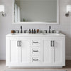 Custom image for White with Matte Black Trim / Giotto Quartz / No Mirror