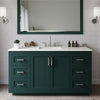 Custom image for Green with Brushed Nickel Trim / Giotto Quartz / 58