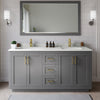 Custom image for Dark Gray with Brushed Gold Trim / Giotto Quartz / No Mirror