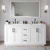 Custom image for White with Matte Black Trim / White Quartz / No Mirror