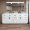 Custom image for White with Matte Black Trim / Giotto Quartz / No Mirror