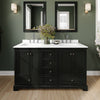 Custom image for Dark Espresso with Polished Chrome Trim / White Quartz, Rectangular Sink / 24