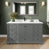Custom image for Dark Gray with Matte Black Trim / Giotto Quartz, Rectangular Sink / 58
