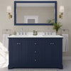 Custom image for Dark Blue with Polished Chrome Trim / White Quartz / 58