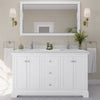 Custom image for White with Polished Chrome Trim / Giotto Quartz / No Mirror