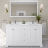 Custom image for White with Polished Chrome Trim / White Quartz / No Mirror