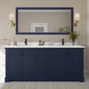 Custom image for Dark Blue with Matte Black Trim / White Quartz / 70