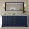 Custom image for Dark Blue with Brushed Gold Trim / Giotto Quartz / 70