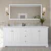 Custom image for White with Brushed Gold Trim / Giotto Quartz / 70