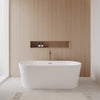 Custom image for White with Polished Chrome Trim and Brushed Gold Faucet / 67