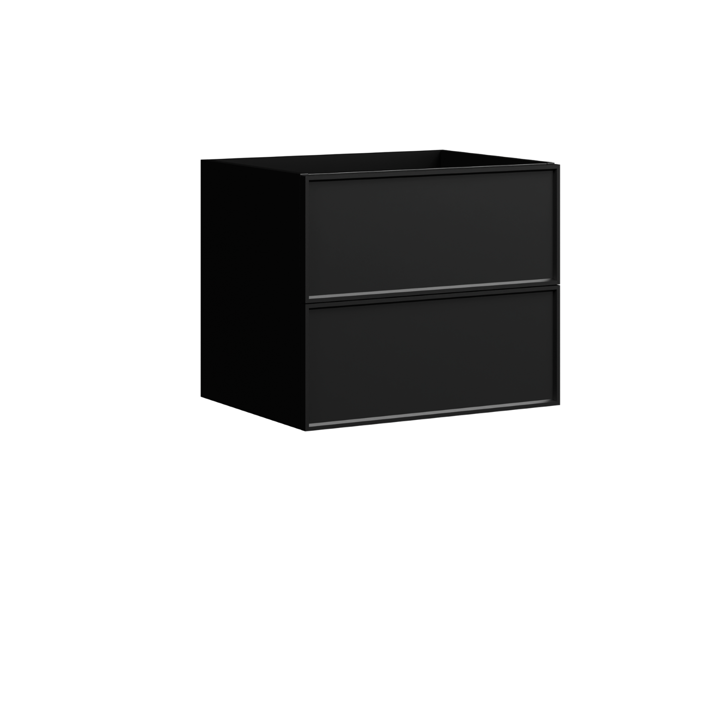 Roxbury Wall Mount Vanity 24 Inch Black Satin