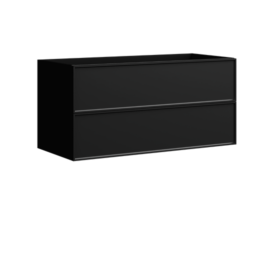 Roxbury Wall Mount Vanity 42 Inch Black Satin