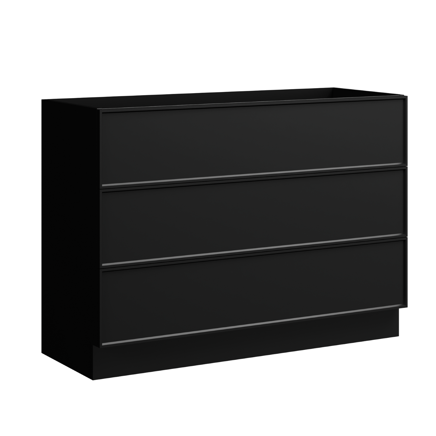 Roxbury Floor Standing Vanity 48 Inch Black Satin