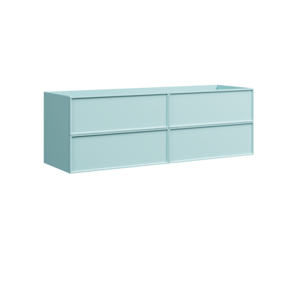 Roxbury Wall Mount Double Vanity 60 Inch
