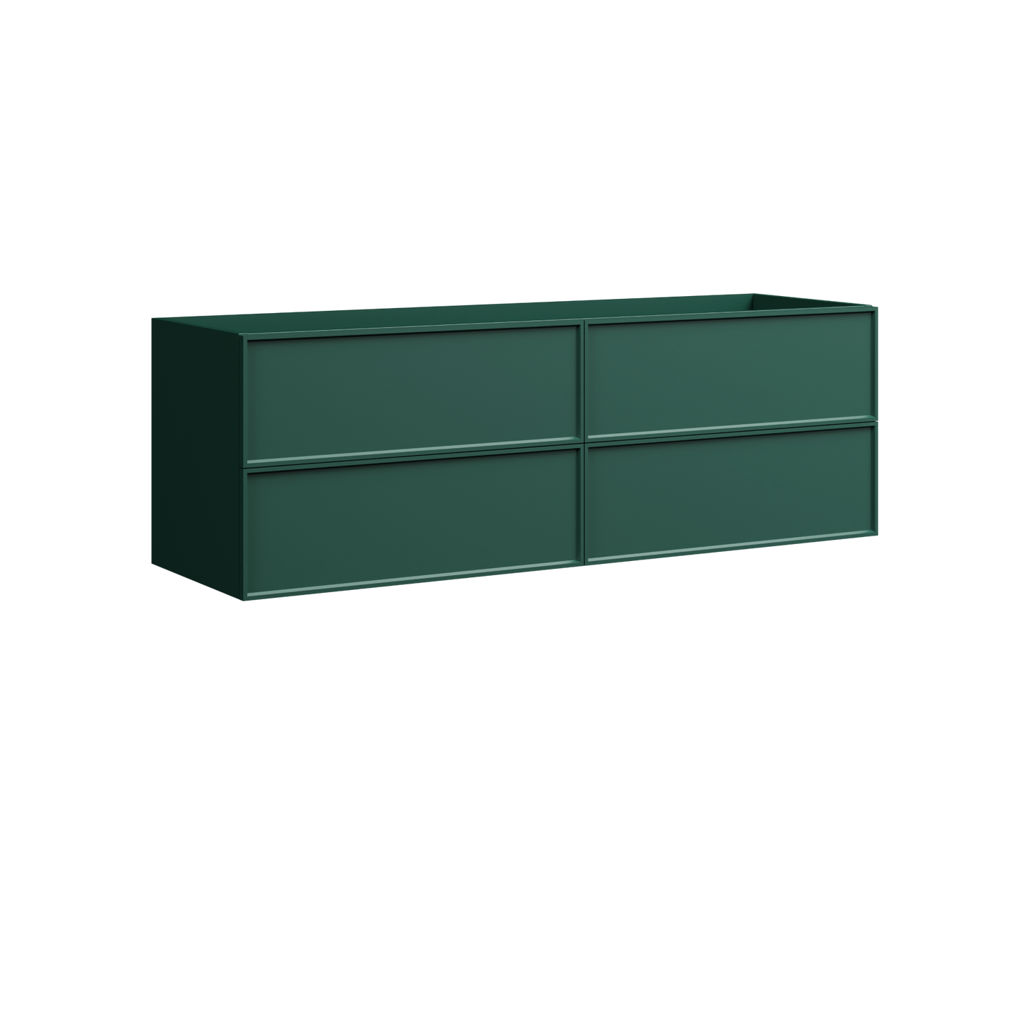 Roxbury Wall Mount Double Vanity 60 Inch
