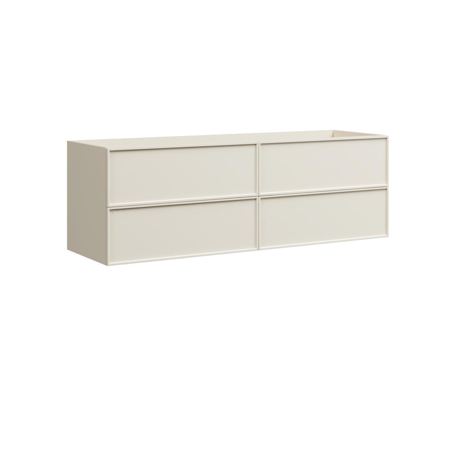 Roxbury Wall Mount Double Vanity 60 Inch