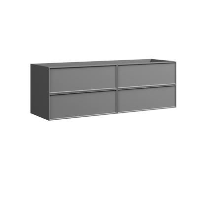 Roxbury Wall Mount Double Vanity 60 Inch
