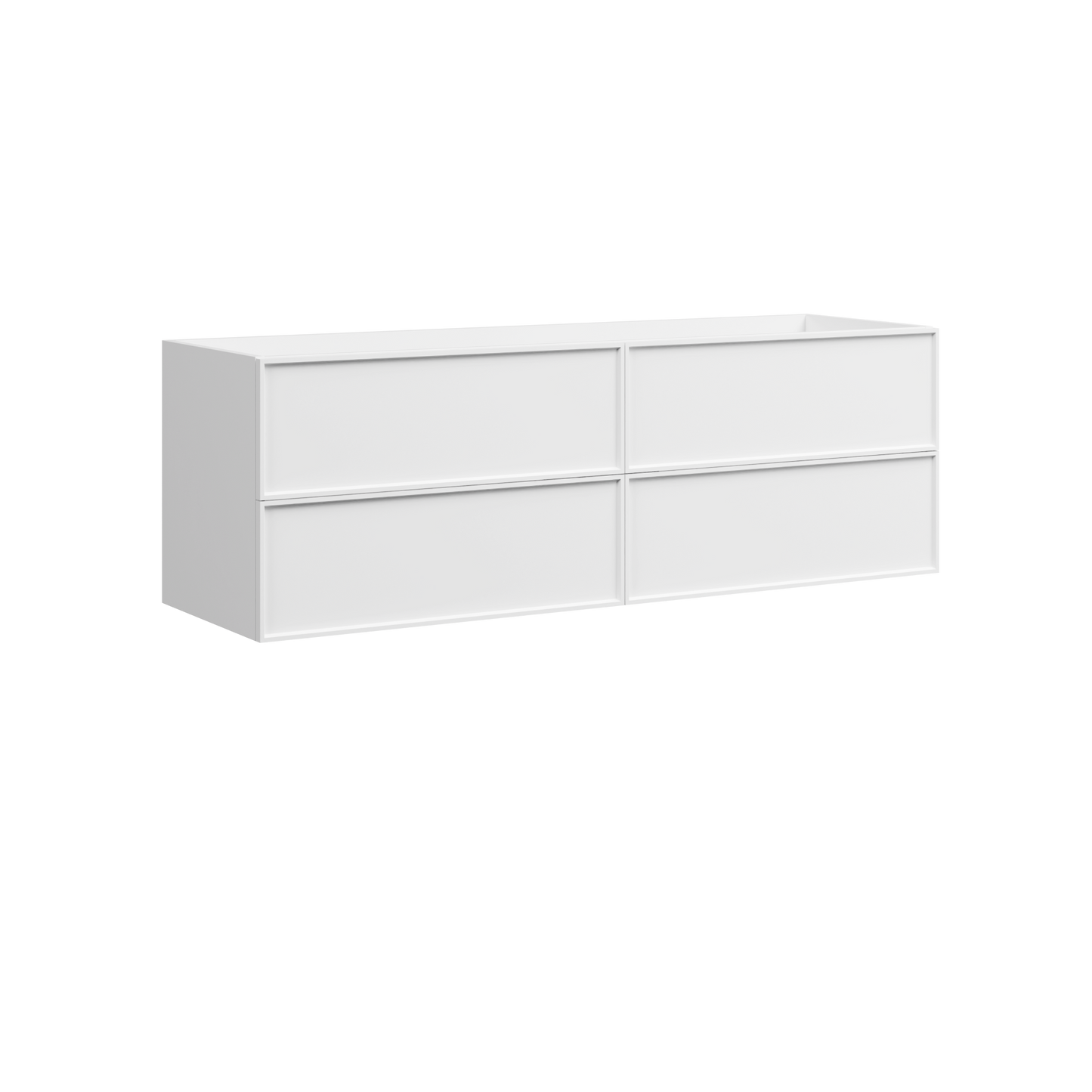 Roxbury Wall Mount Double Vanity 60 Inch