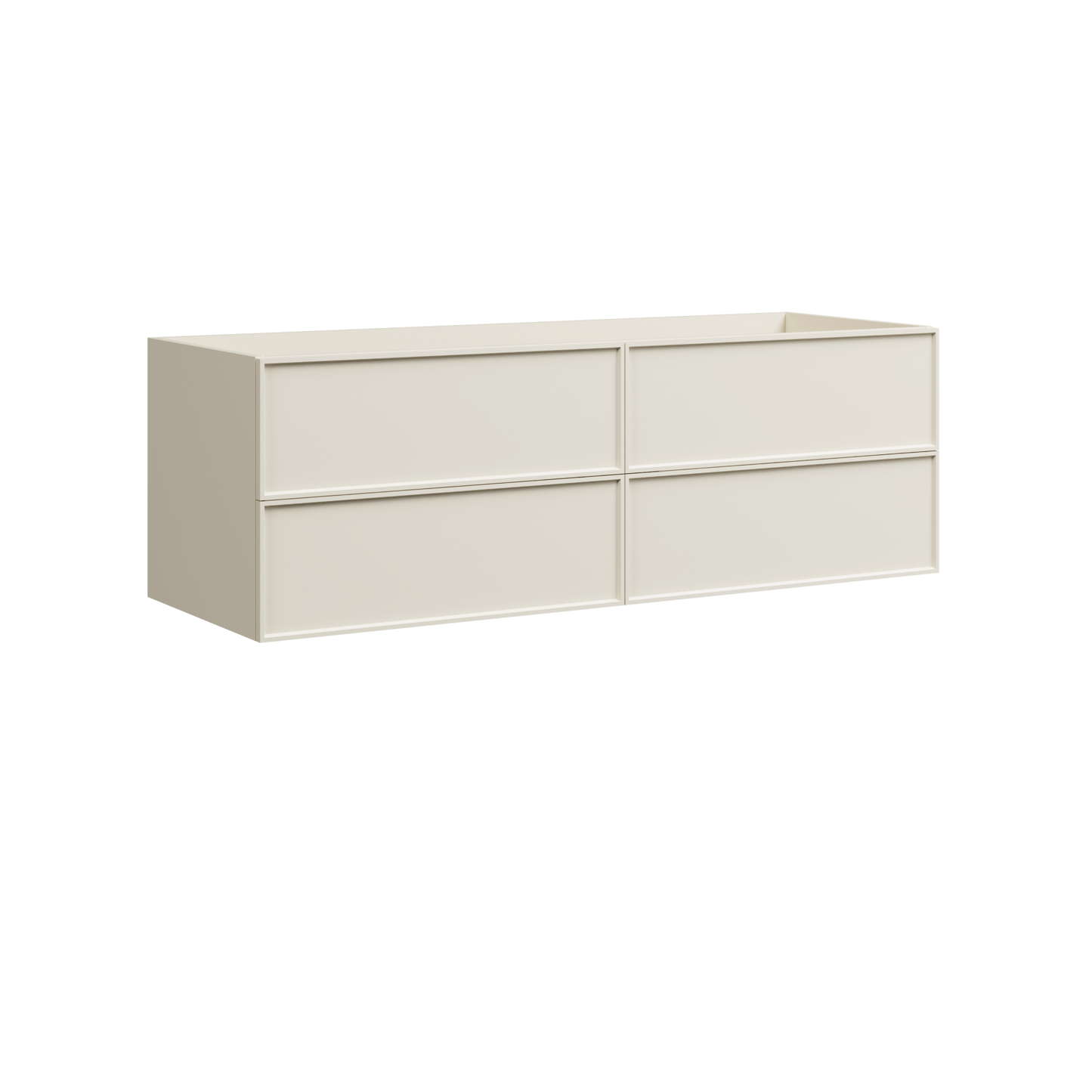 Roxbury Wall Mount Double Vanity 60 Inch