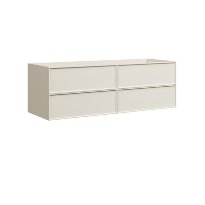 Roxbury Wall Mount Double Vanity 60 Inch