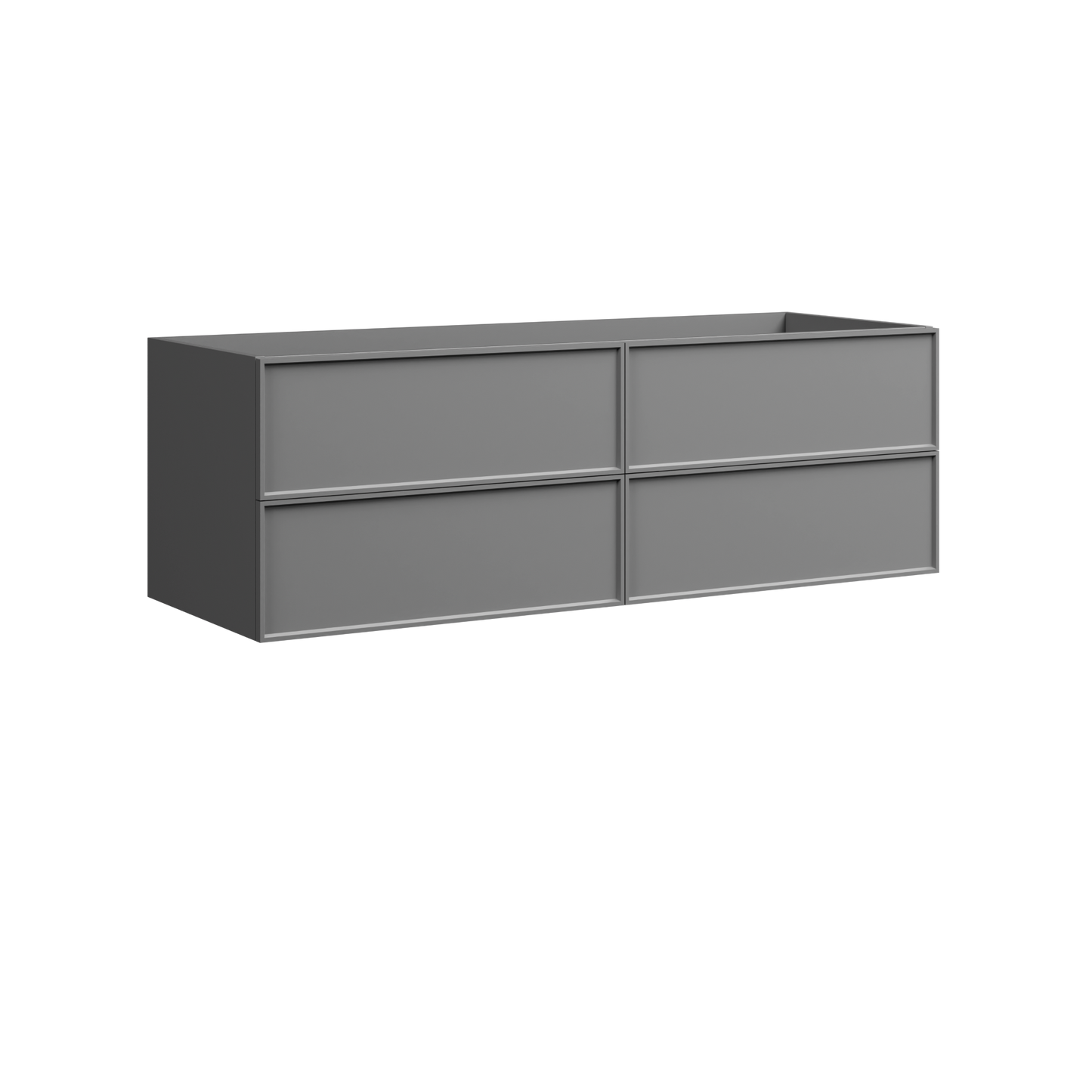 Roxbury Wall Mount Double Vanity 60 Inch