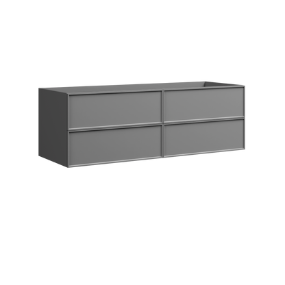 Roxbury Wall Mount Double Vanity 60 Inch