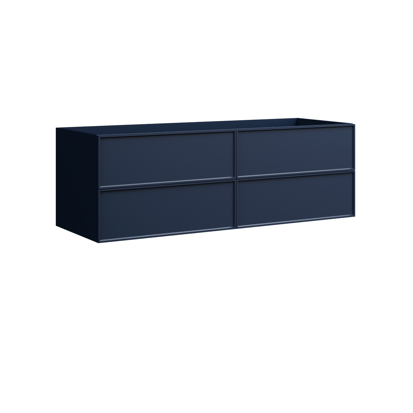 Roxbury Wall Mount Double Vanity 60 Inch